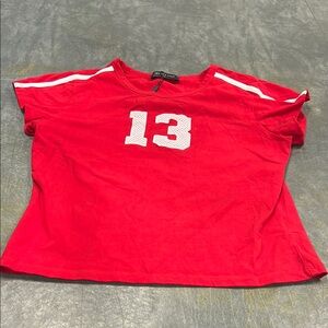 White Fox Red and White #13 T-Shirt